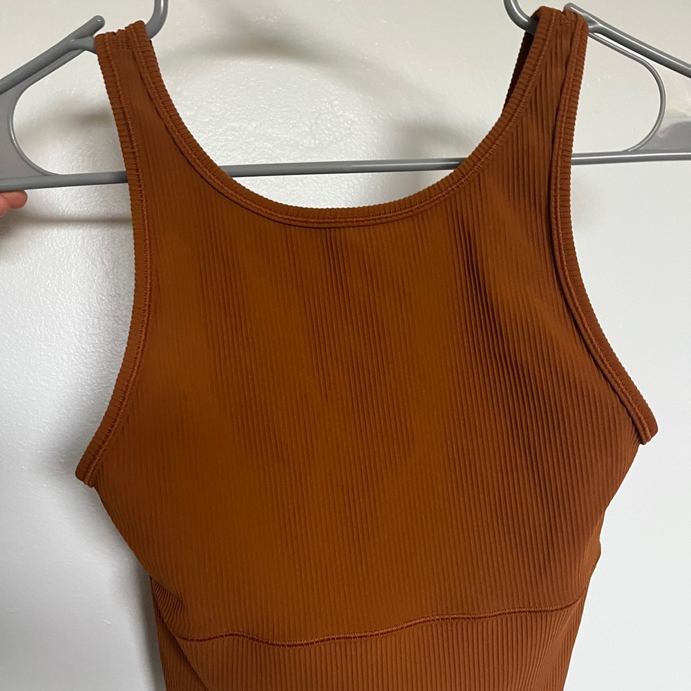 lululemon athletica Brown Tank Top